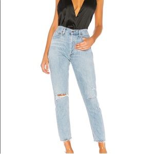 Agolde Jamie High Rise Classic Jeans (from Revolve)